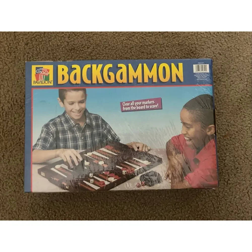 Vintage Pavillion Tournament Backgammon Factory Sealed 1999 NEW